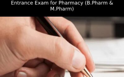 Entrance Exam for Pharmacy (B.Pharm & M.Pharm)