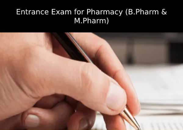 phd entrance exam for pharmacy